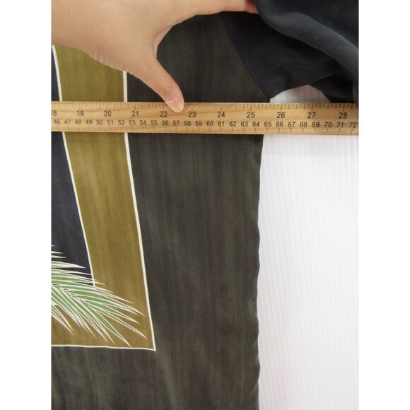 Tommy Bahama Shirt Large Silk Hawaiian Loop Collar AOP Camp Relax - Picture 5 of 12